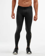 2xu Malaysia Force Compression Tights Black Gold Front Straight