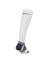 Vectr Light Cushion Full Length Compression Socks - WHITE/GREY