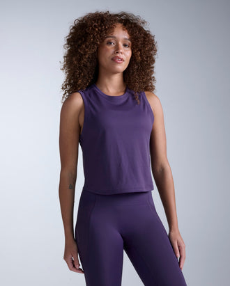 Aero Mesh Crop Tank