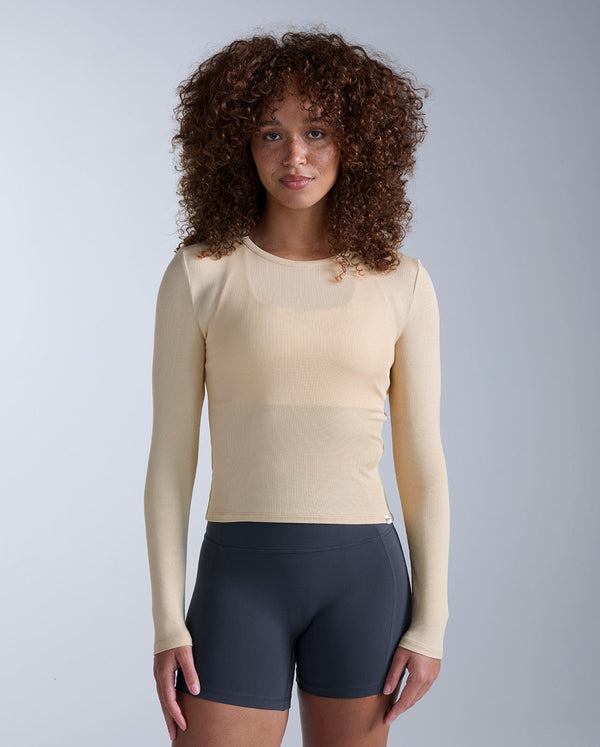 Fluid Modal Ribbed Long Sleeve