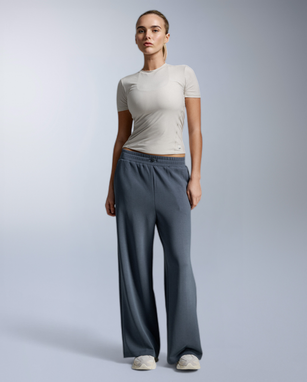 Wonderluxe Sand Washed Wide Leg Pants
