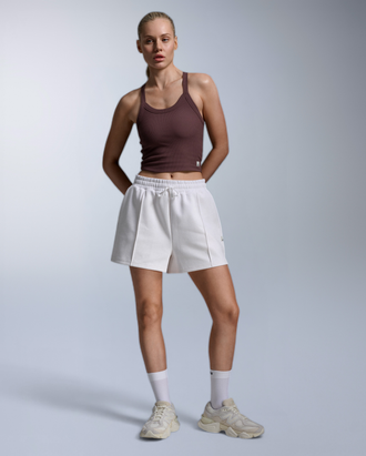 Fluid Tencel Rib Crop Singlet