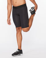 2xu Malaysia Force Compression Shorts Black Gold Front Angled