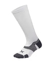 Vectr Cushion Full Length Sock - WHITE/GREY