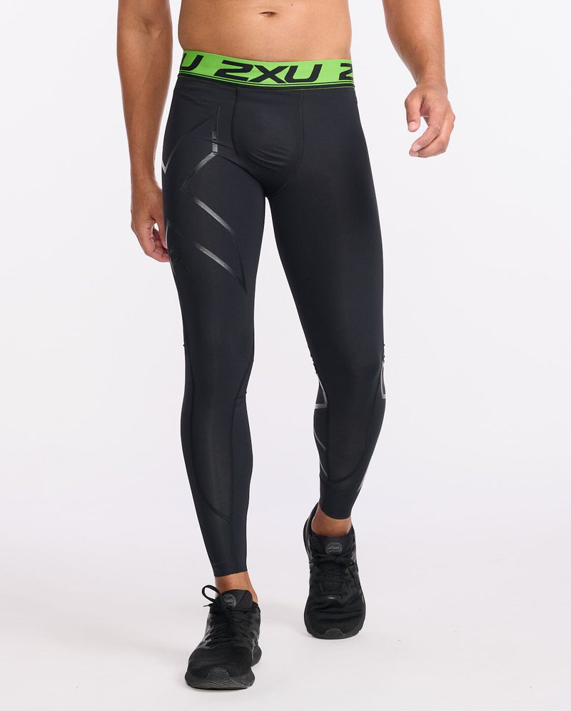 2xu Singapore Power Recovery Compression Tights Black Nero Front Angled
