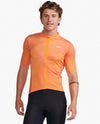 Aero Cycle Short Sleeve Jersey - TURMERIC/WHITE REFLECTIVE